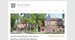 Desktop Screenshot of heylshof.de