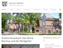 Tablet Screenshot of heylshof.de